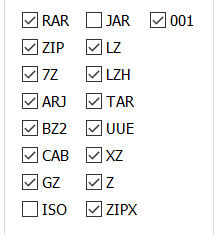 Winrarのオプション